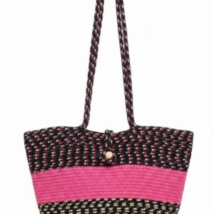 Midnight Rose Artisan Tote