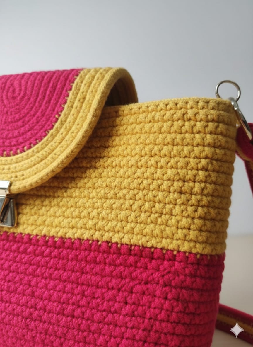 Artisan Woven Crossbody Bag - Image 2