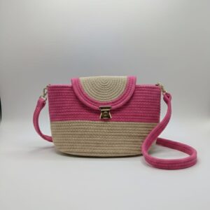 Blush Sand Handmade Crossbody Bag