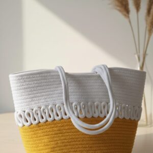 Sunshine Crochet Tote Bag