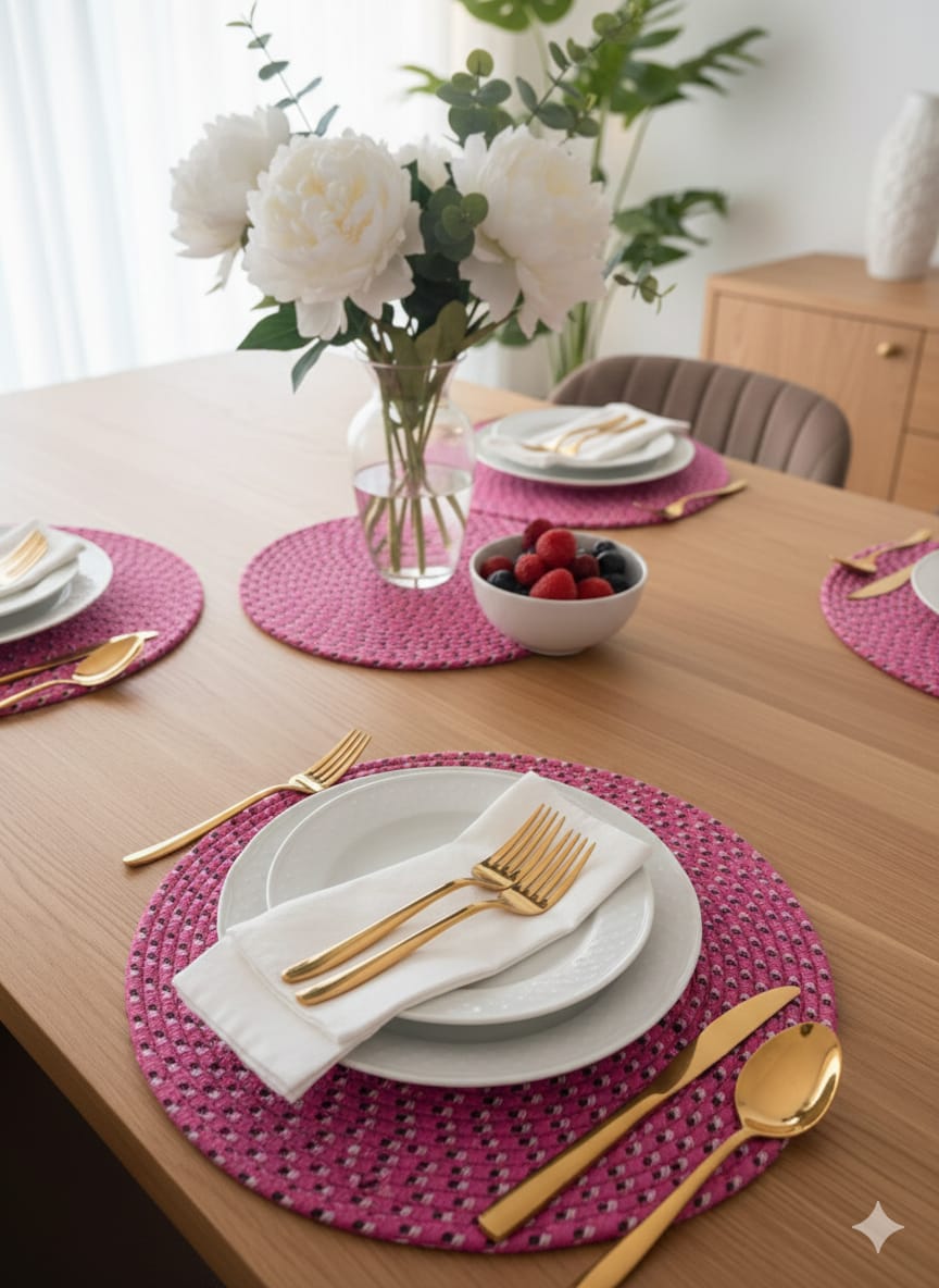 Berry Bloom Artisan Placemat Collection - Image 2