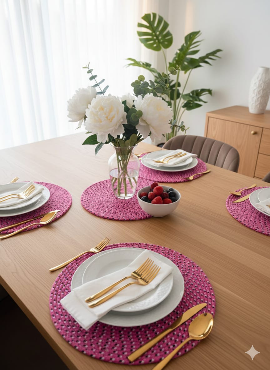 Berry Bloom Artisan Placemat Collection